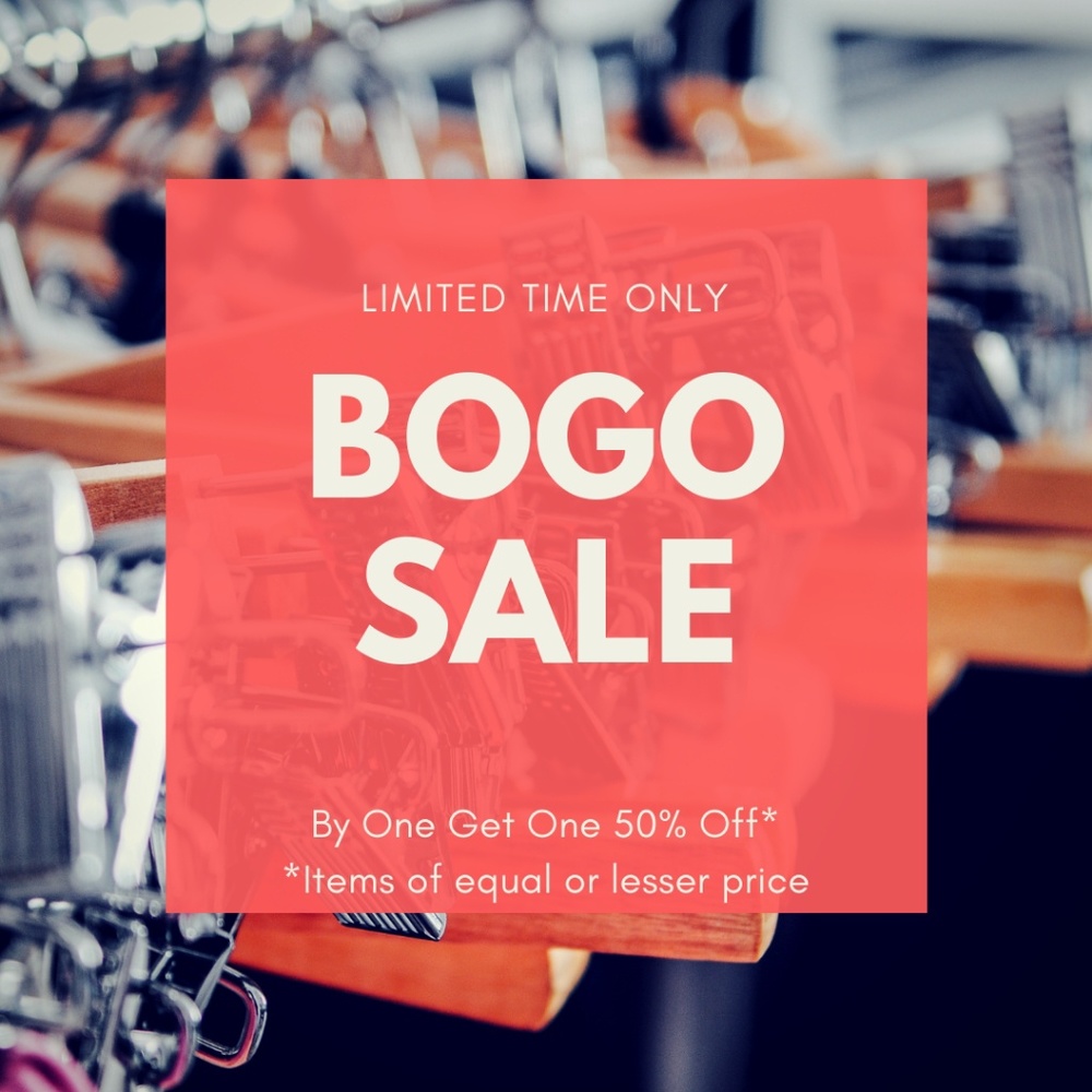 *PROMOTION ENDED* BOGO SALE